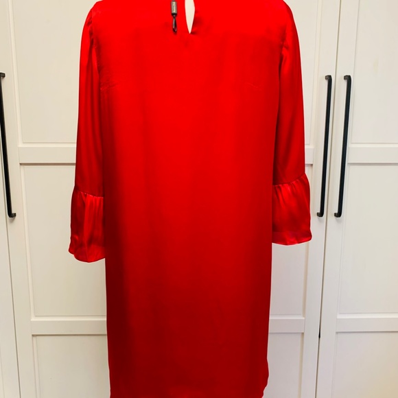 Massimo Duti Red Dress Size 10 - Picture 4 of 16